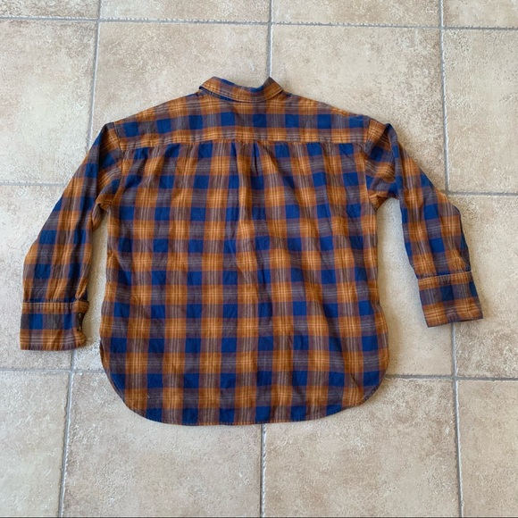 Madewell Flannel Westward Shirt in Ardan Plaid Button Front Long sleeve Shirt M - Picture 12 of 12